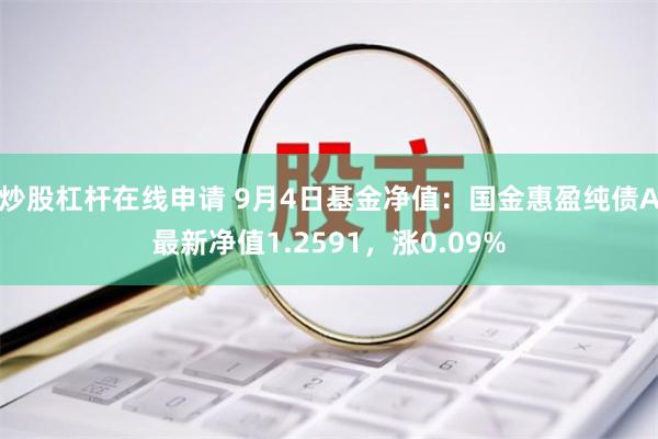 炒股杠杆在线申请 9月4日基金净值：国金惠盈纯债A最新净值1.2591，涨0.09%