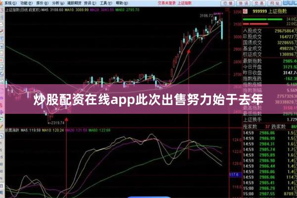 炒股配资在线app此次出售努力始于去年